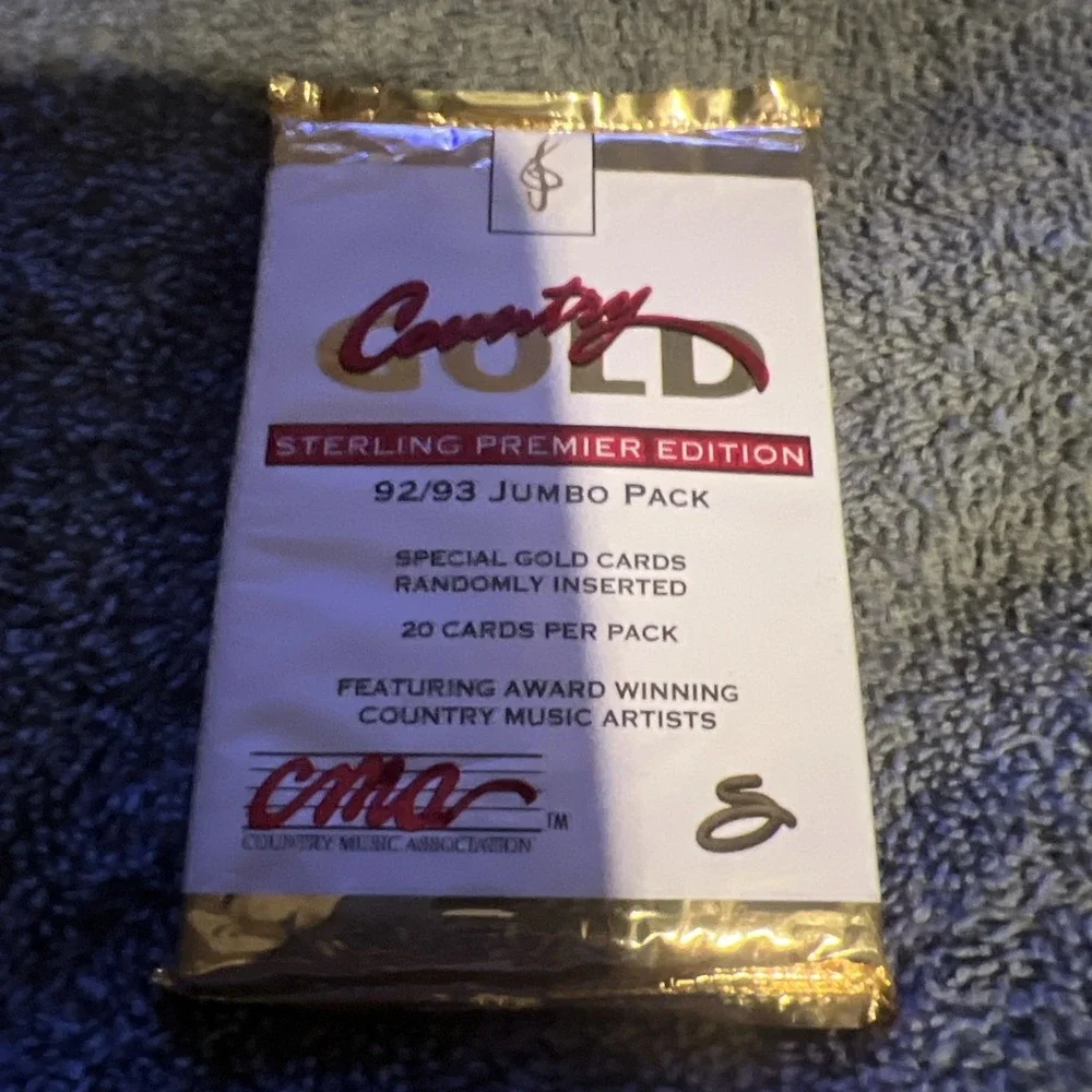 Sterling Premiere Edition COUNTRY GOLD 20 Card Set‎ 92/93 Jumbo Sealed foil pack